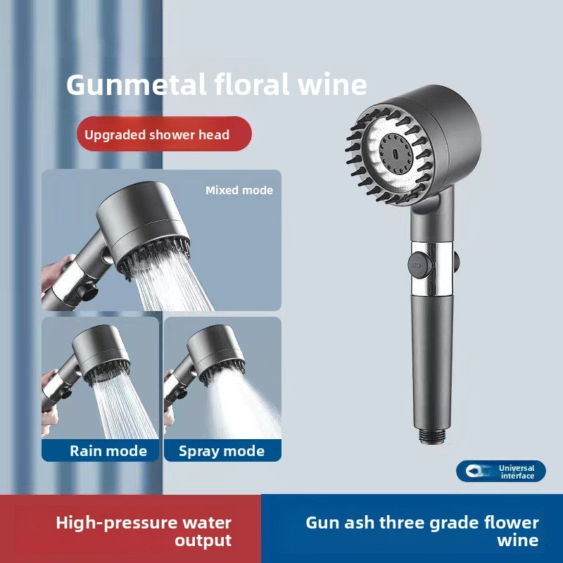 Pressurized Filtered Rain Shower Head Set