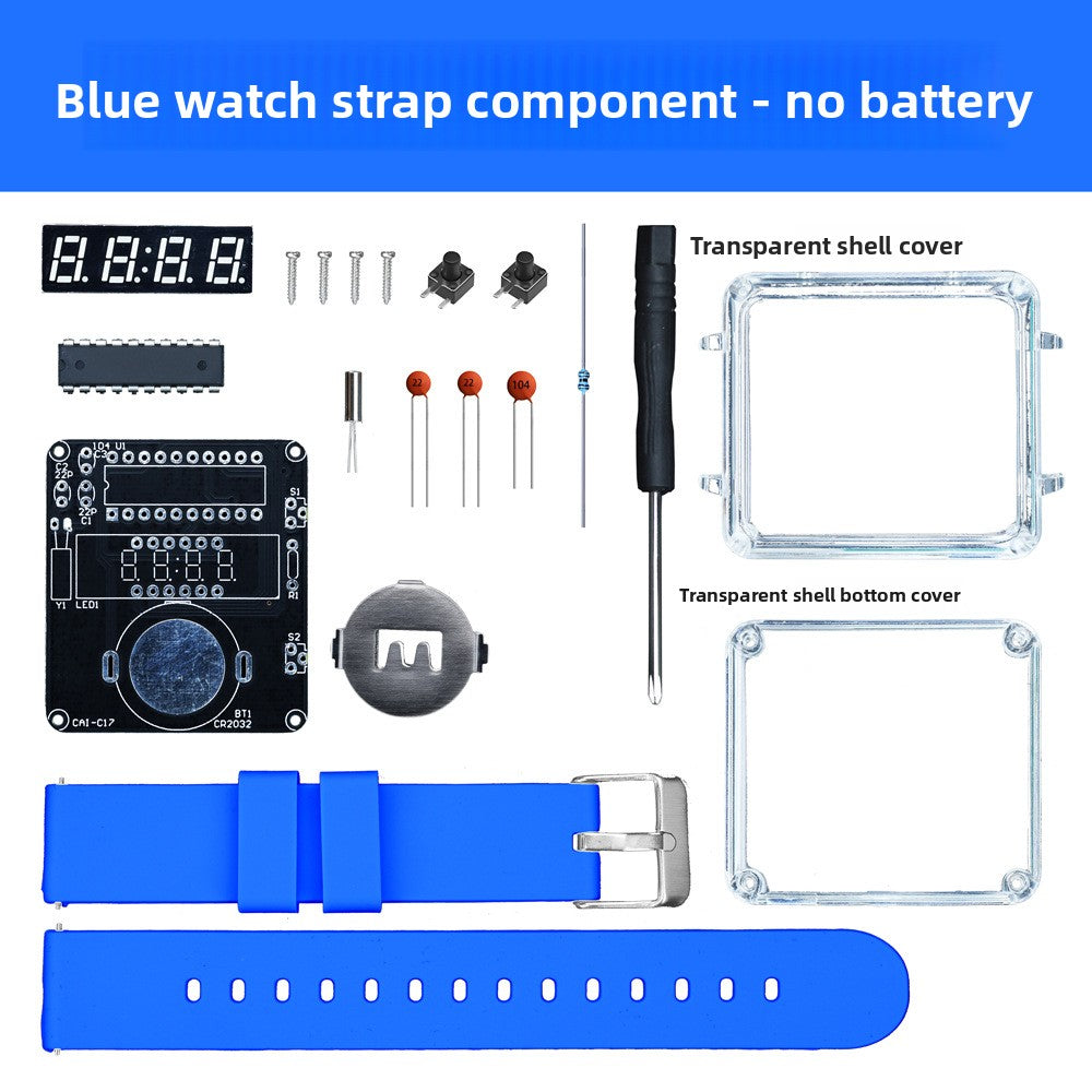 DIY LED Digital Watch Assembly Kit