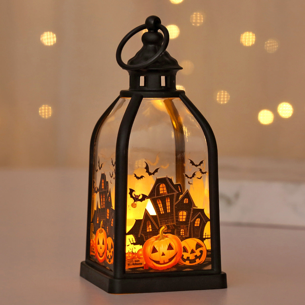 Portable Halloween Electronic Candle Lamp