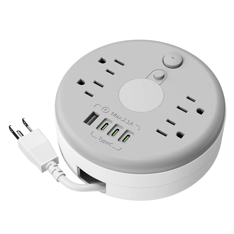 Smart multi-functional power strip night light