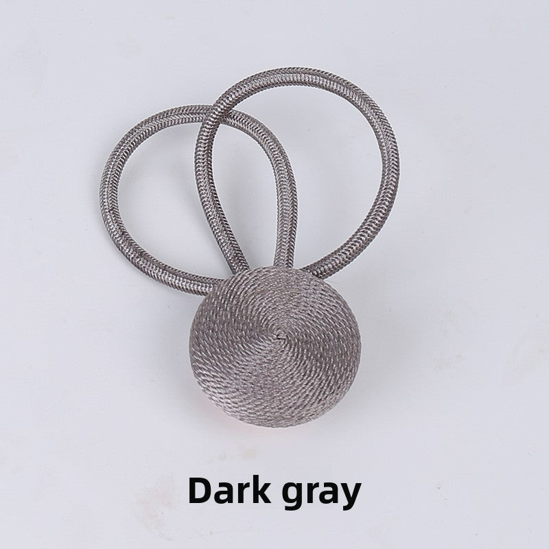 Round Magnetic Curtain Tiebacks No-Drill Curtain Clips