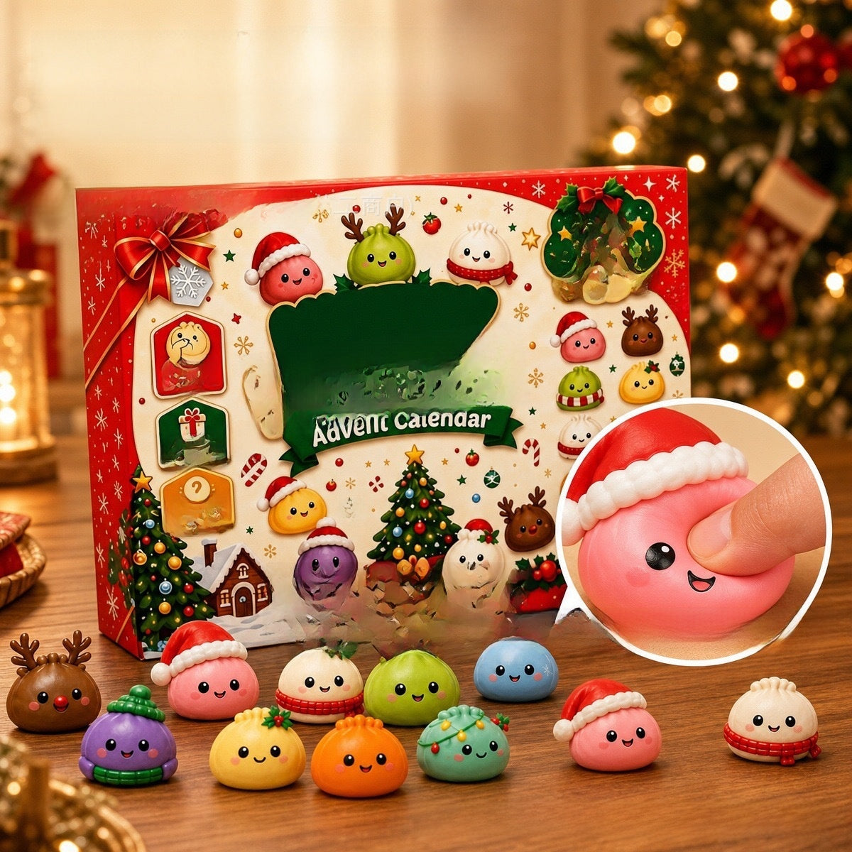 Christmas Advent Calendar Squeeze Toy