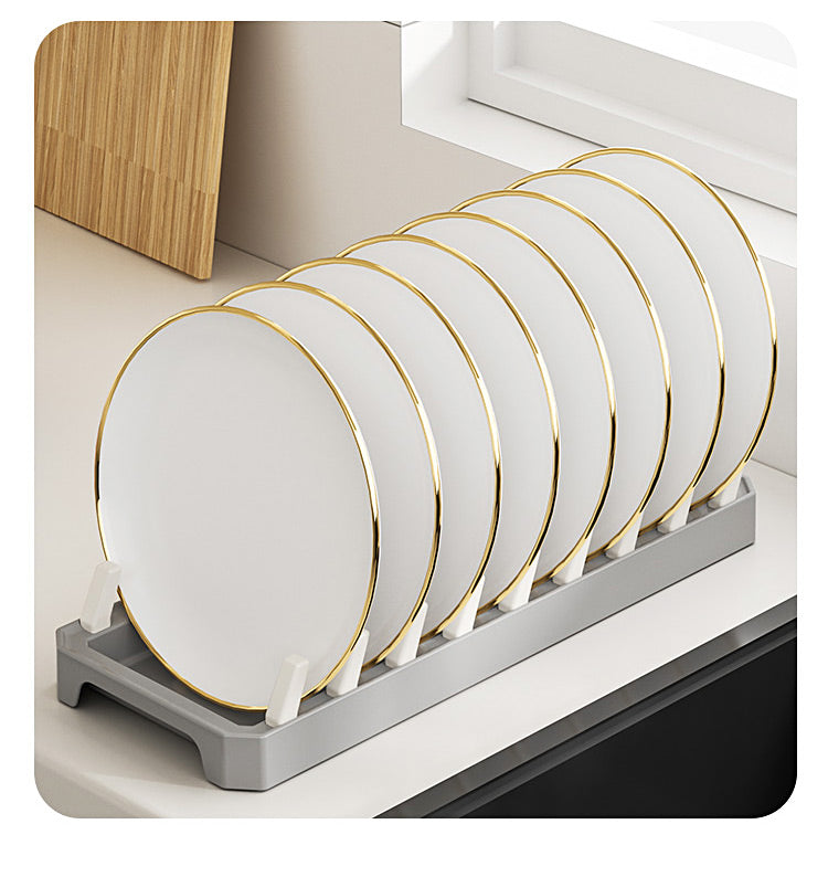 Kitchen Pull Out Dish Drainer Storage Rack