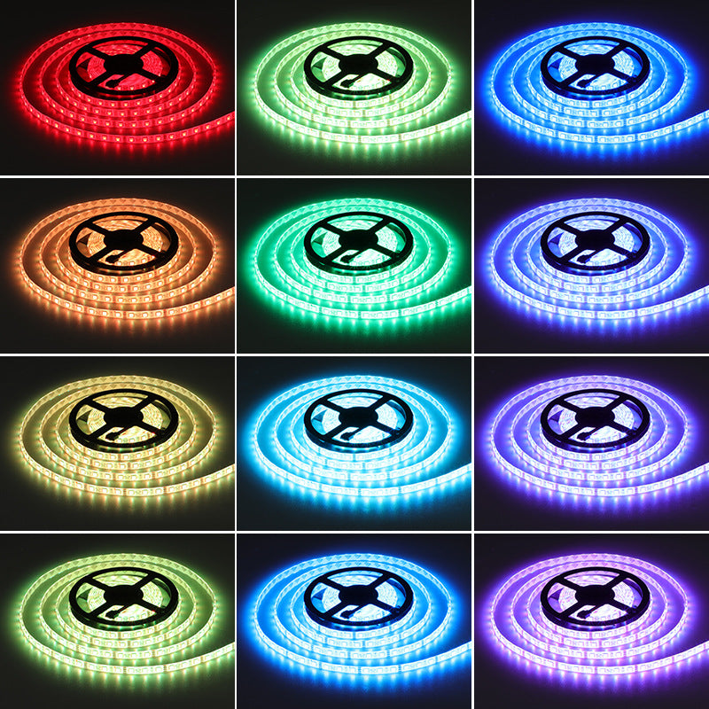 RGB Color Changing LED Strip Lights 12V