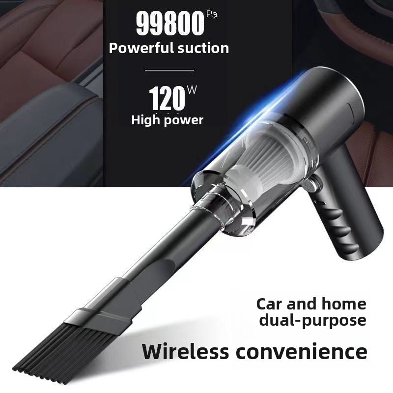 Car vacuum cleaner blowing suction integrated wireless large suction