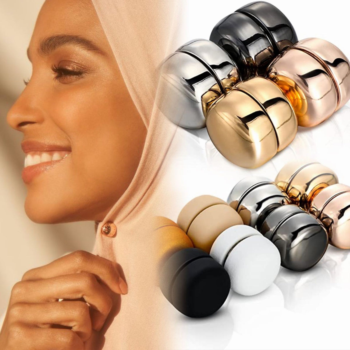 Magnetic Scarf Clip Brooch