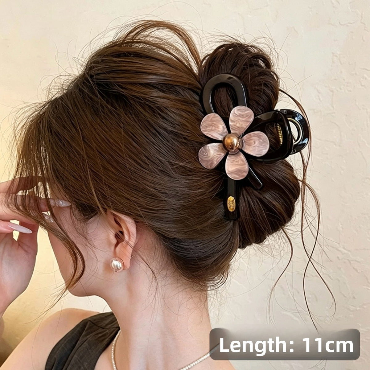 Floral Hair Claw Clip