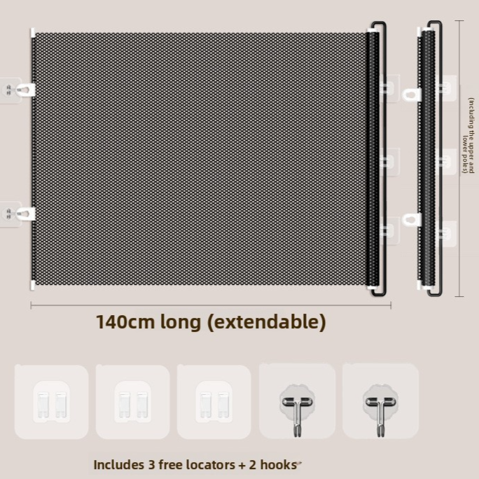 Retractable Pet Barrier Gate