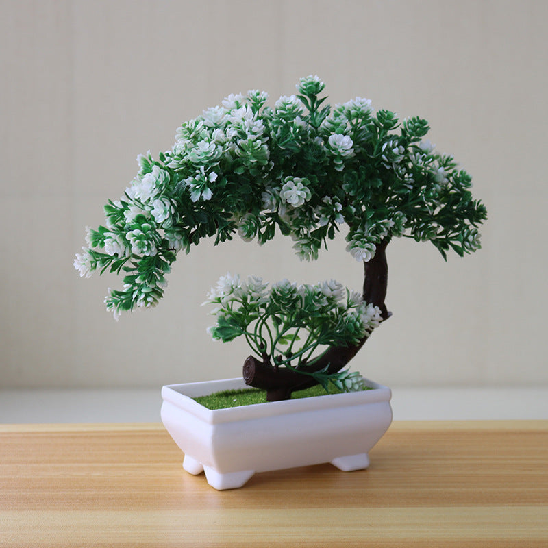 Simulated Bonsai Plant Desktop Decoration