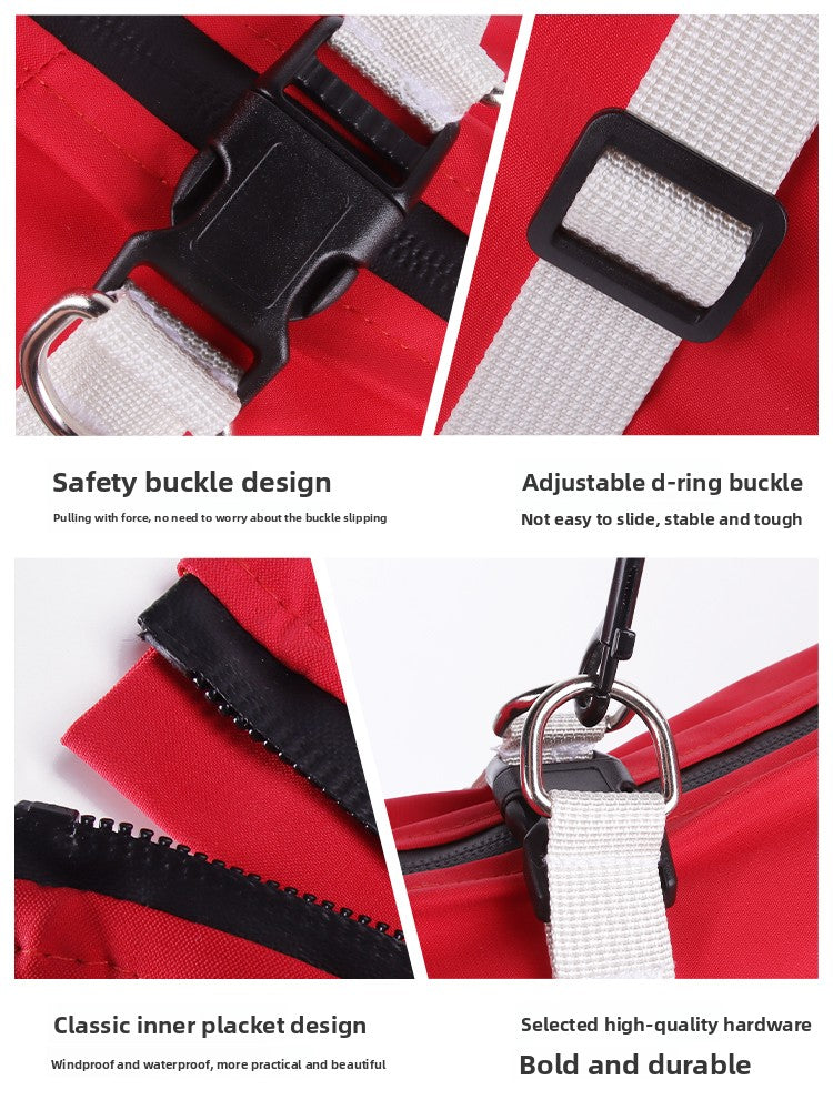 Waterproof Dog Raincoat Four-Legged Windproof Reflective Pet Clothes