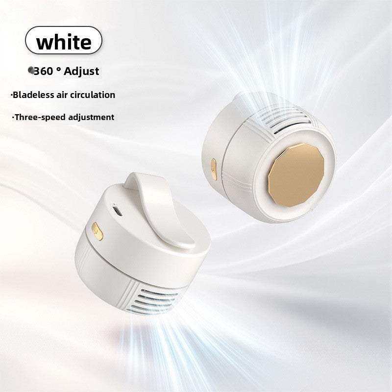 Portable USB charging mini neck-mounted handheld waist-mounted fan