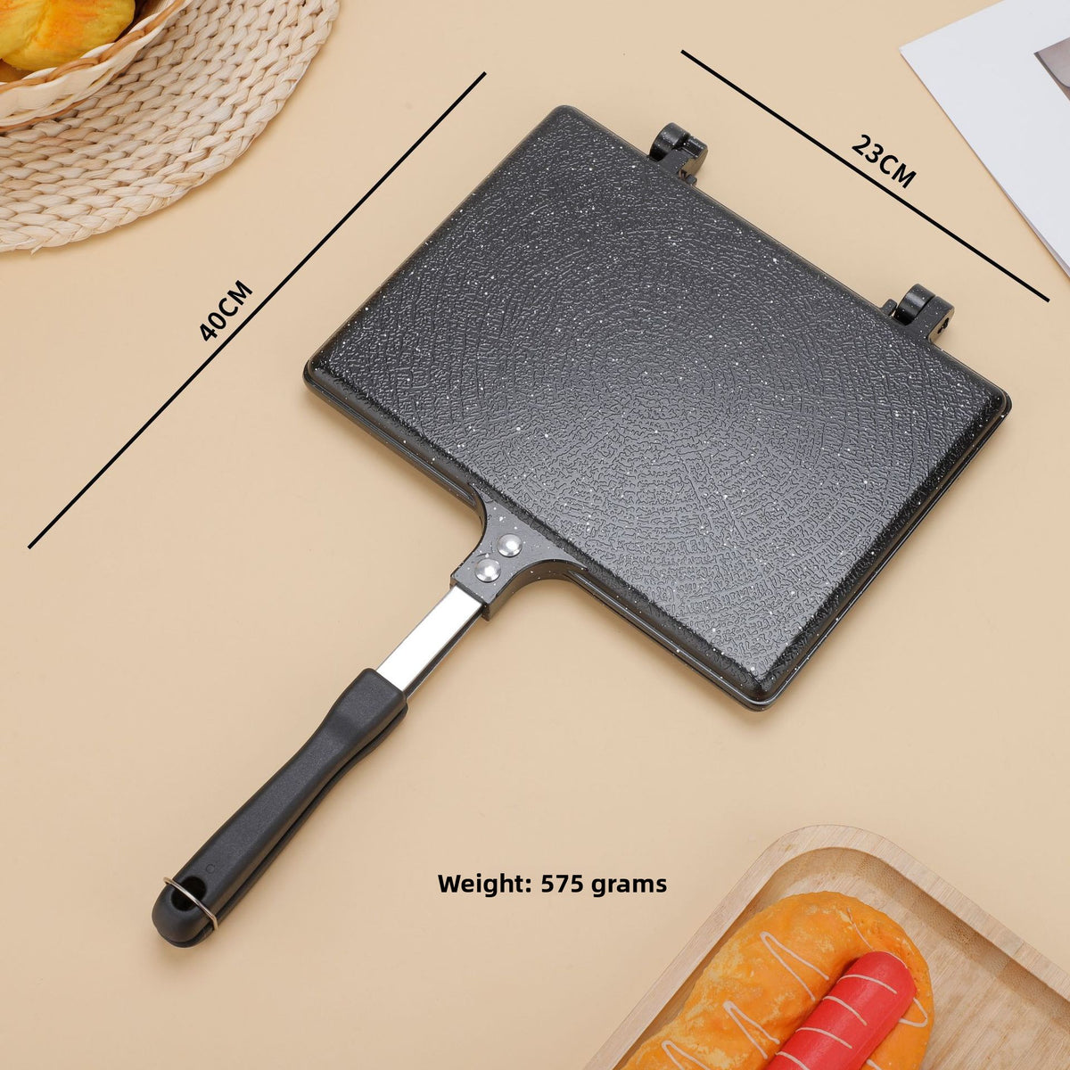 Detachable Dual-Sided Sandwich Toaster Pan