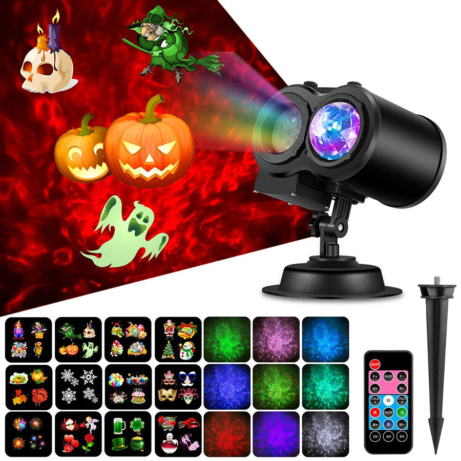 Christmas lights Halloween projection lights