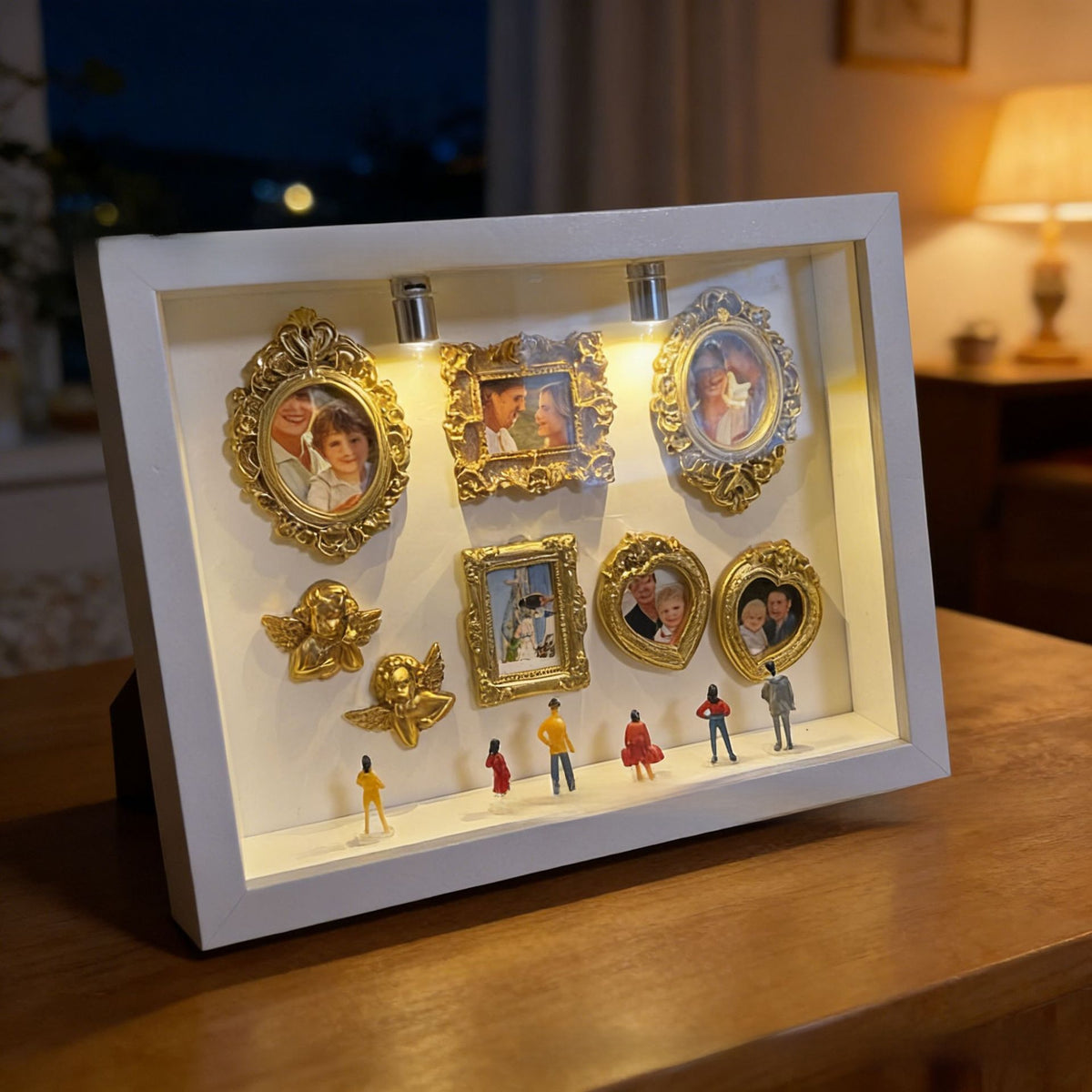 DIY Mini Museum Silhouette Box Photo Frame Set