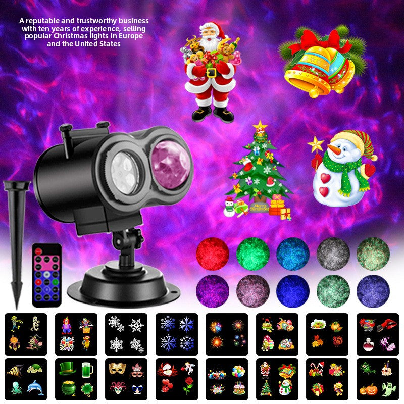 Christmas lights Halloween projection lights