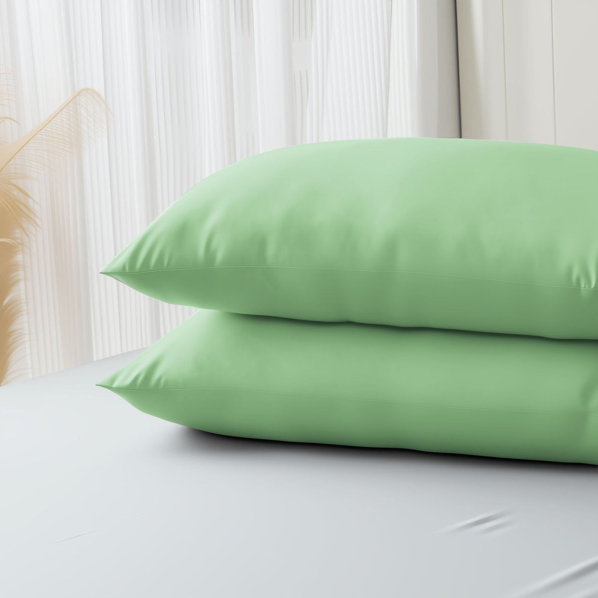 Bamboo fiber pillowcase cold solid color pillowcase