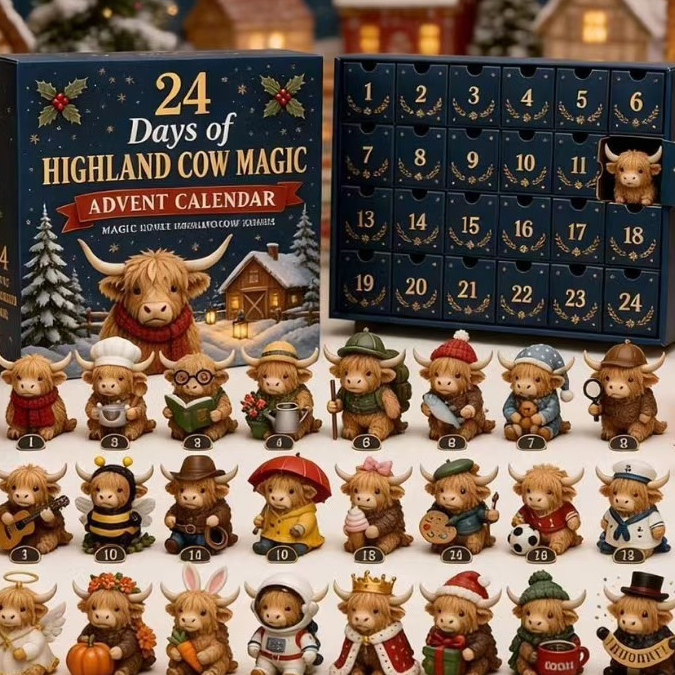 24 Days Christmas Duck Magic Advent Calendar with Animal Blind Boxes