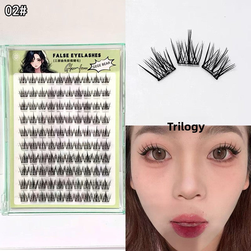 Self-adhesive false eyelashes