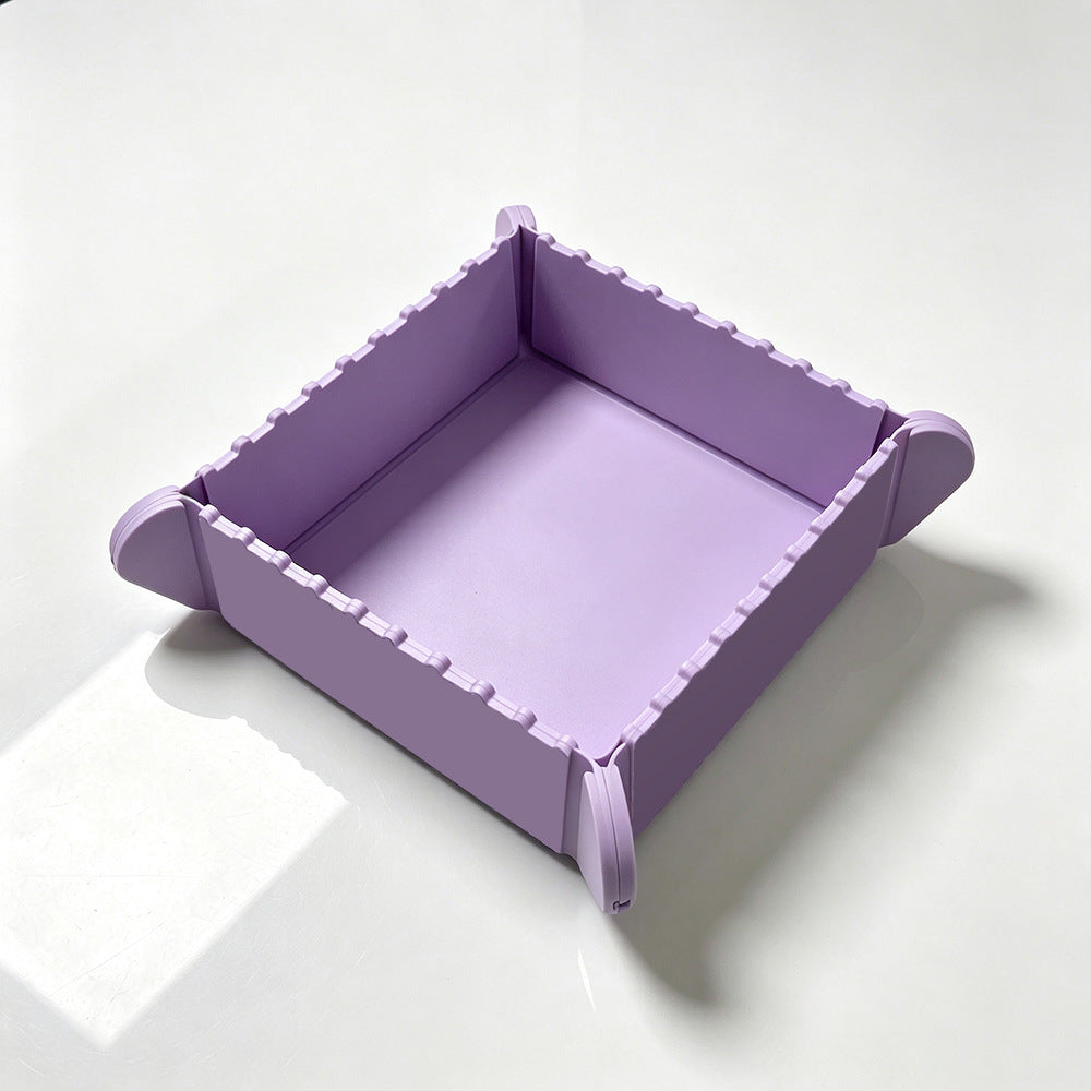 Foldable Magnetic Silicone Food Tray