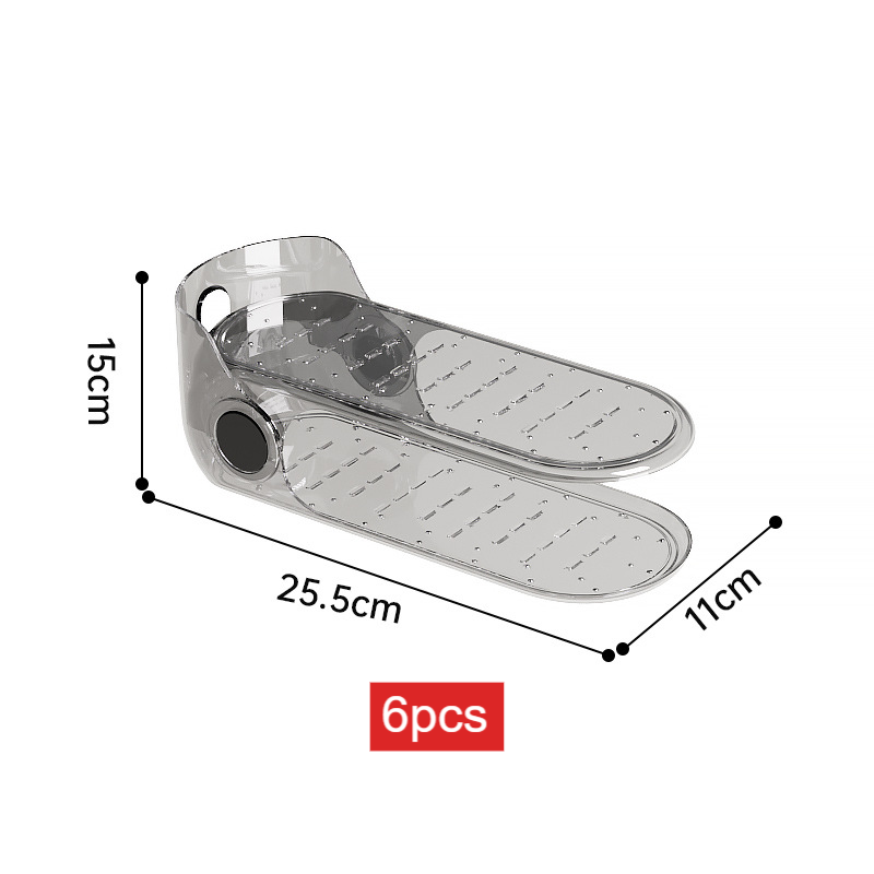 Adjustable shoe rack