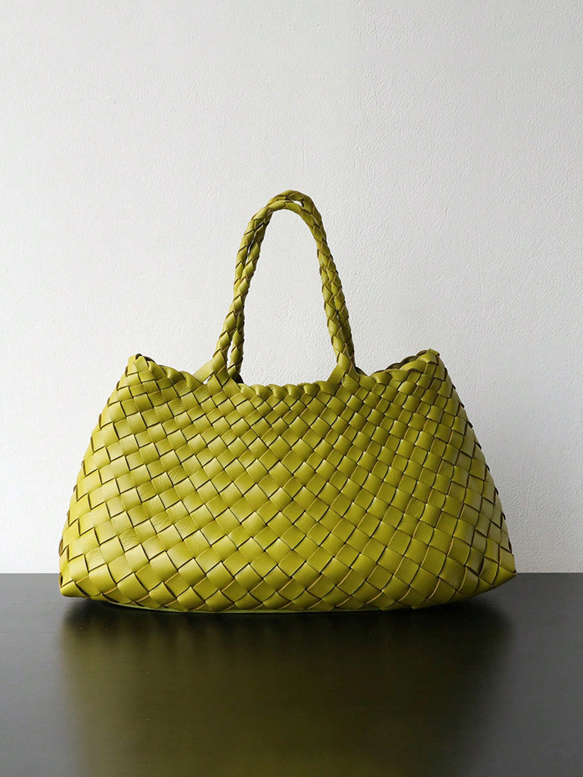 Woven Basket Handbag
