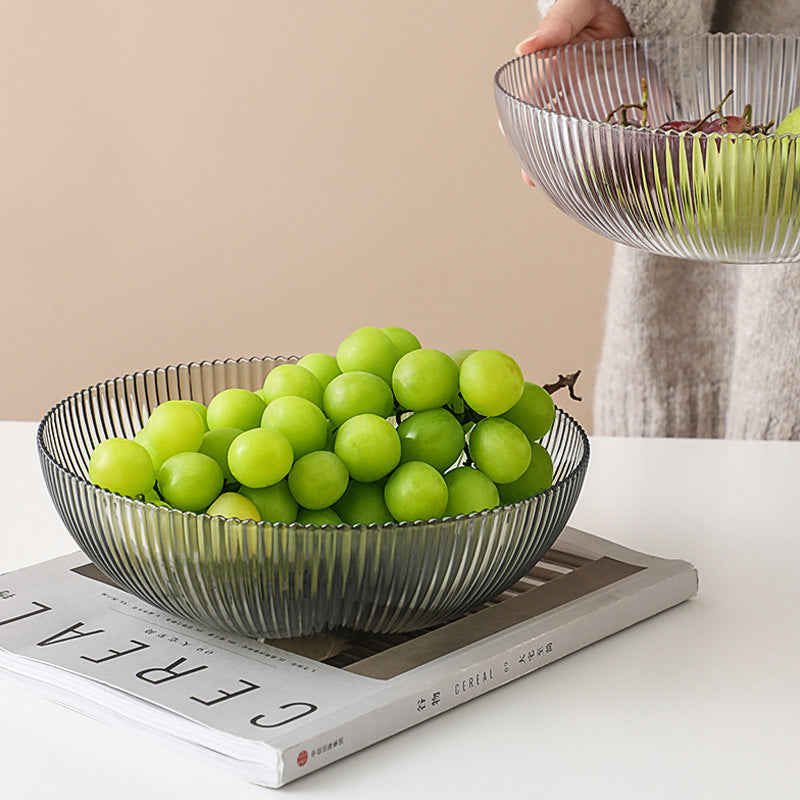 Transparent Fruit Snack Serving Tray