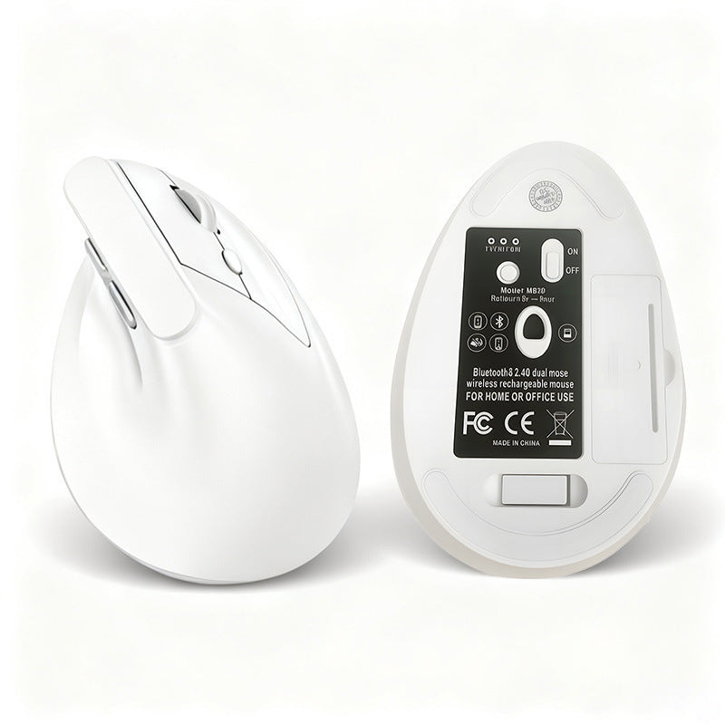 Ergonomic Vertical Wireless Mouse with Silent Click