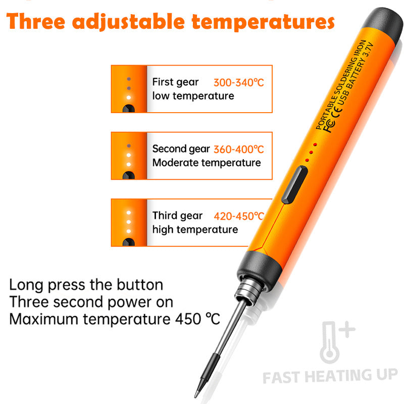 USB Portable Soldering Iron Kit