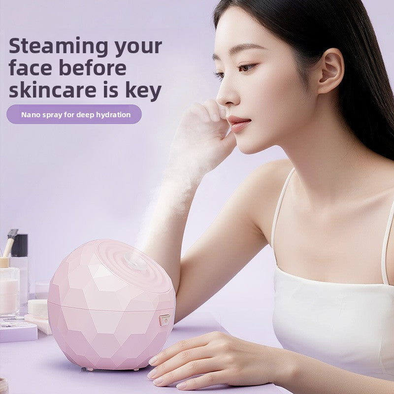 Nano Spray Facial Steamer with Hot Mist Hydration