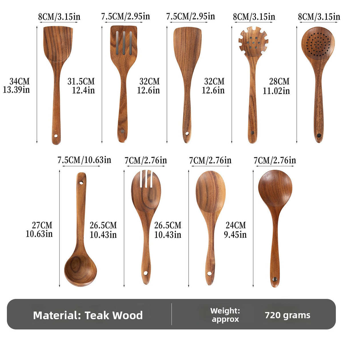 Wooden Rice Ladle Spoon