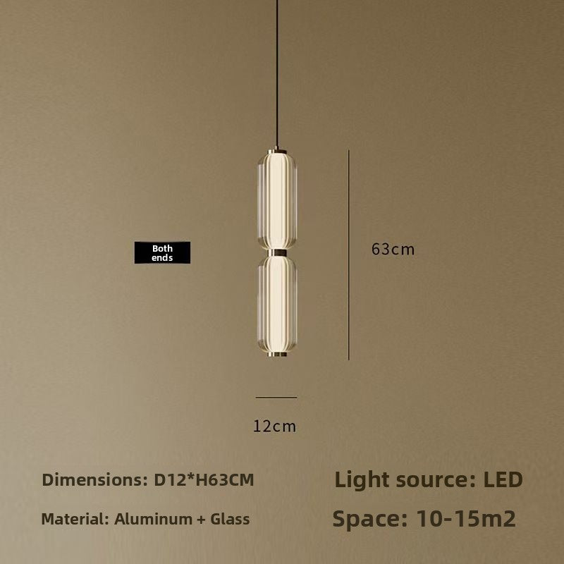 Designer Linear Glass Chandelier