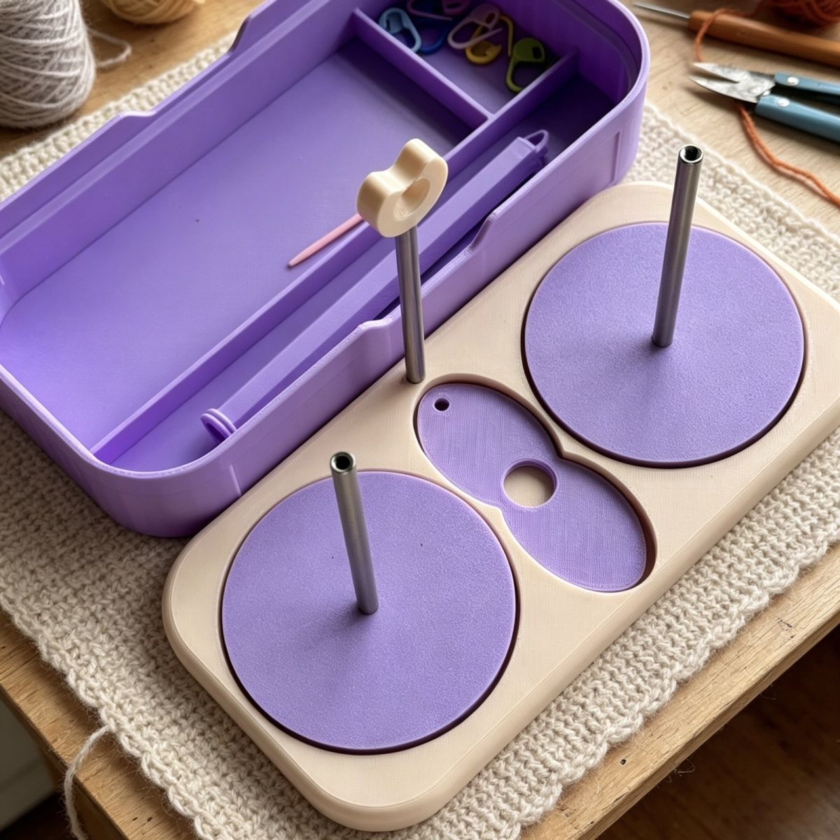 Multifunctional Crochet Tool Organizer