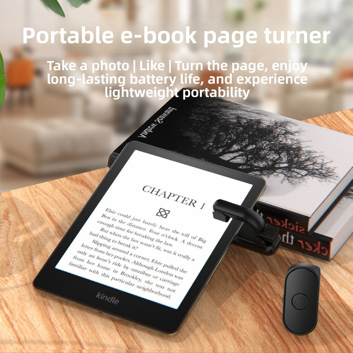Bluetooth Page Turner for Kindle E-Book Remote Control