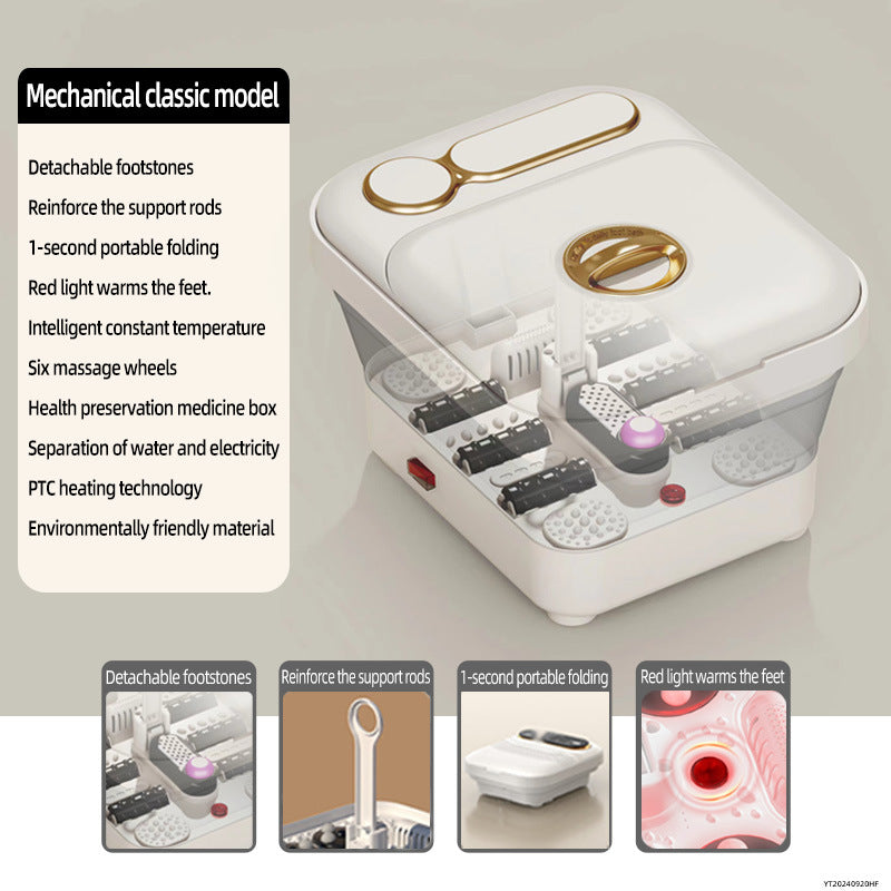 Foldable Electric Foot Spa with Heating and Massage