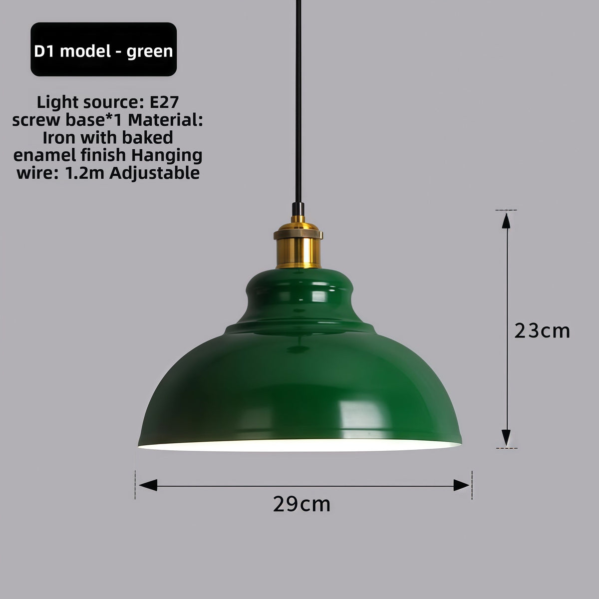 Retro Industrial Iron Pendant Lamp Chandelier