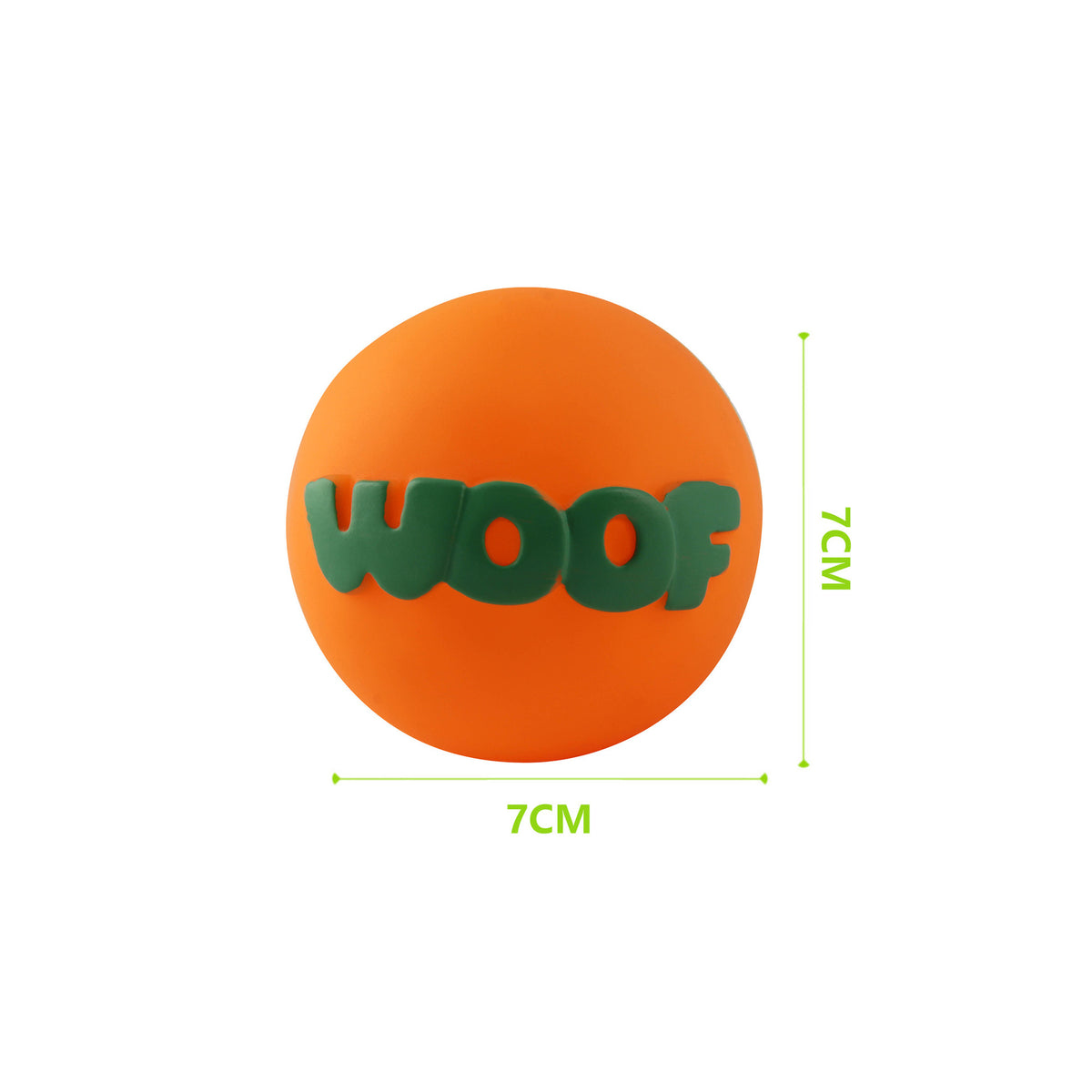 Interactive Vinyl Dog Toy Ball for Teeth Cleaning