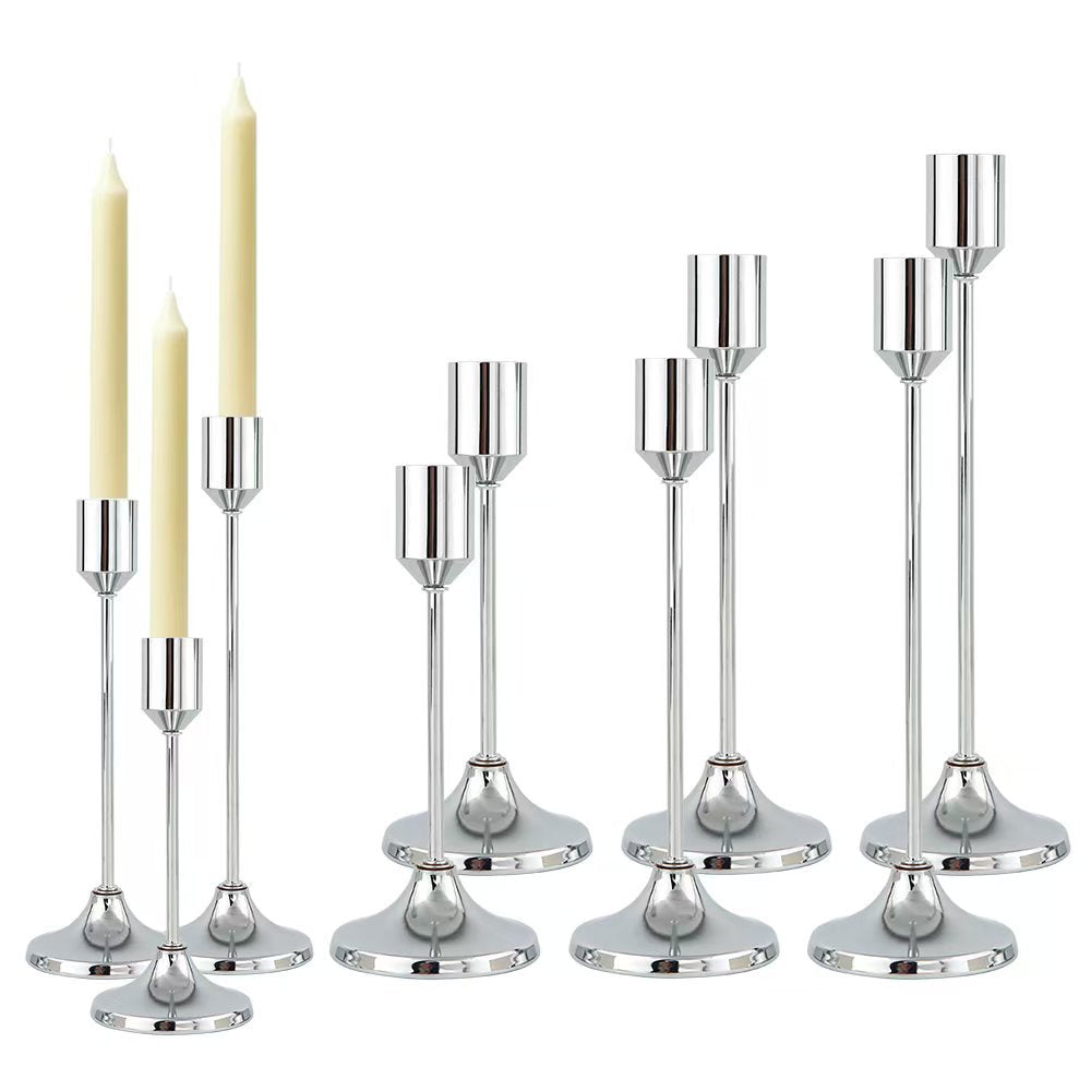 European-style metal candle holder