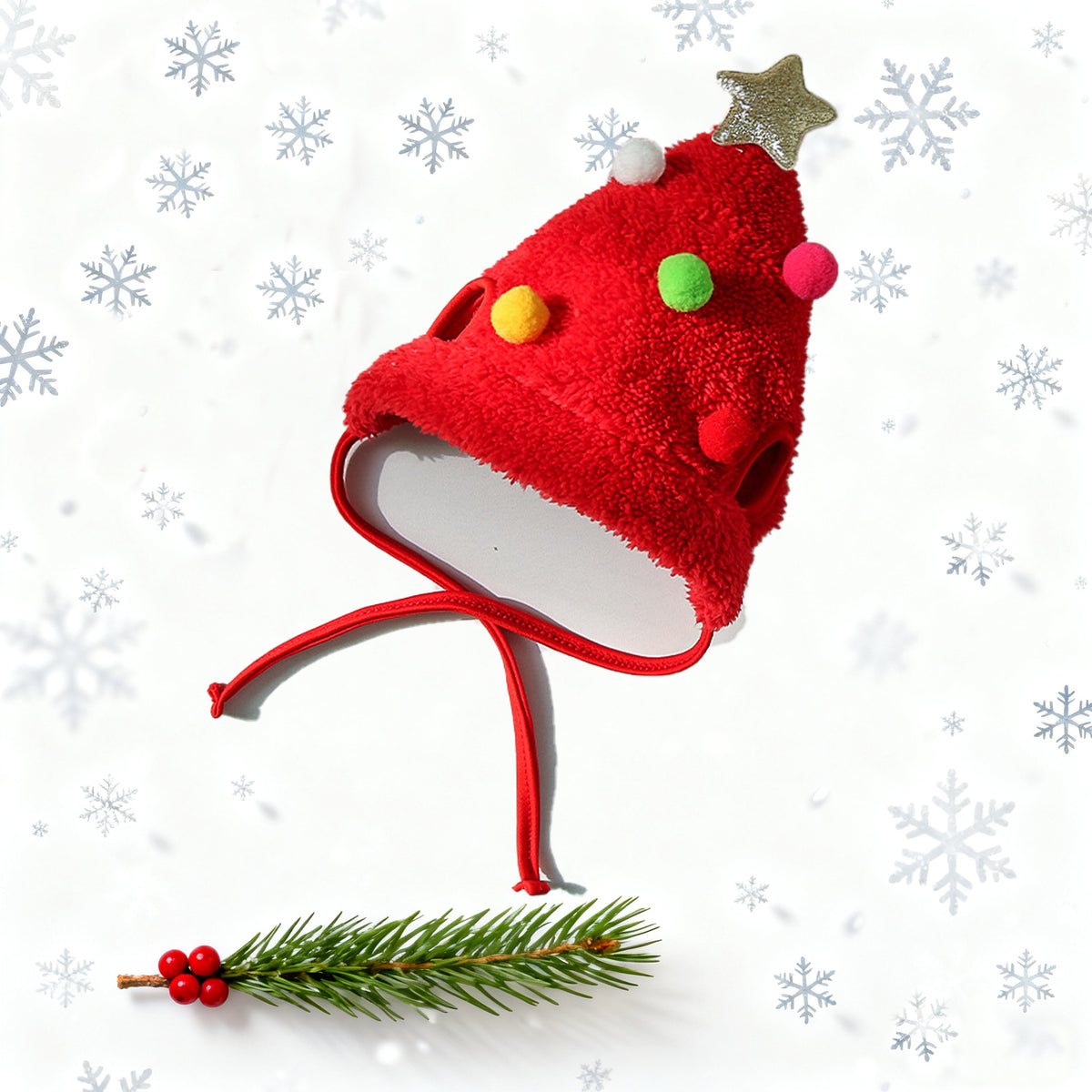 Adjustable Pet Hat and Bib Set