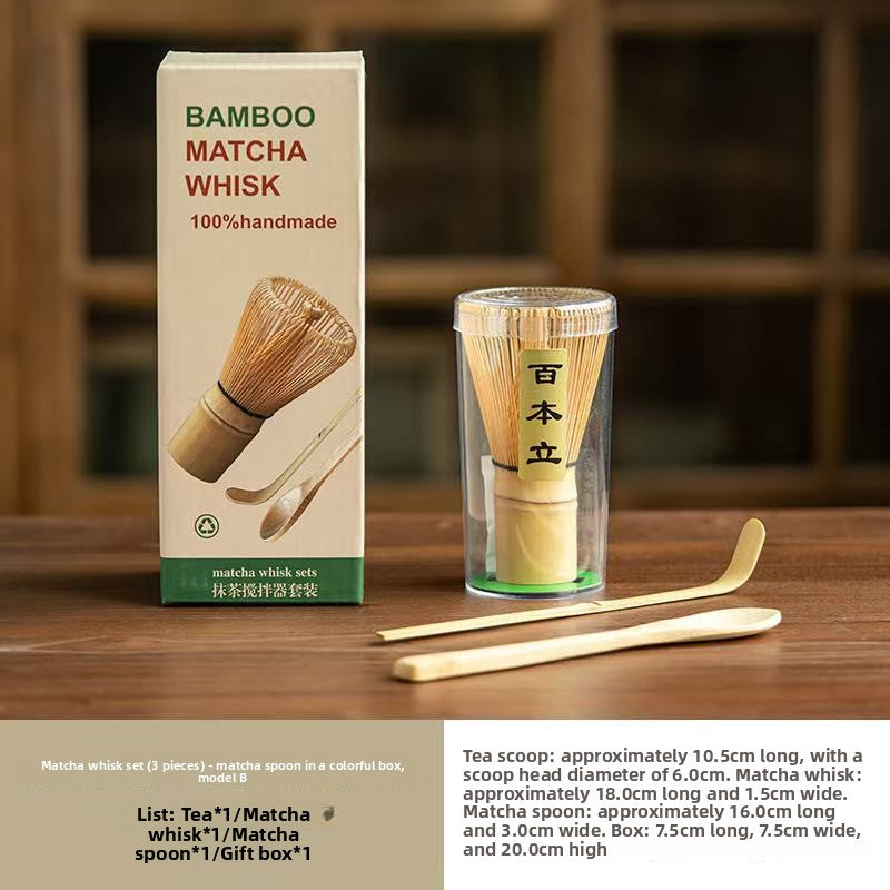 Handmade Bamboo Matcha Whisk Set