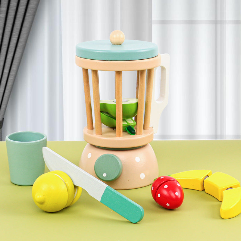 Wooden Kids Pretend Play Kitchen Set