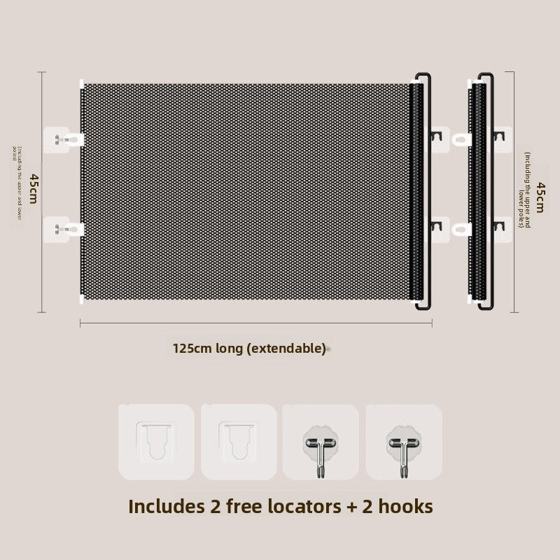 Retractable Pet Barrier Gate
