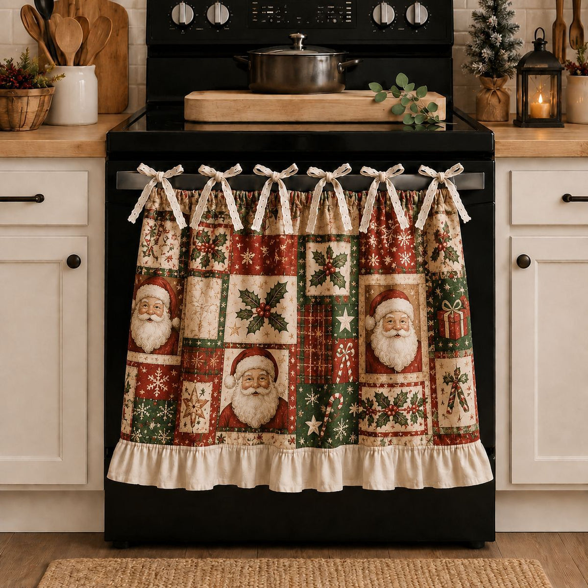 Kitchen Skirt Curtain for Oven and Appliances
