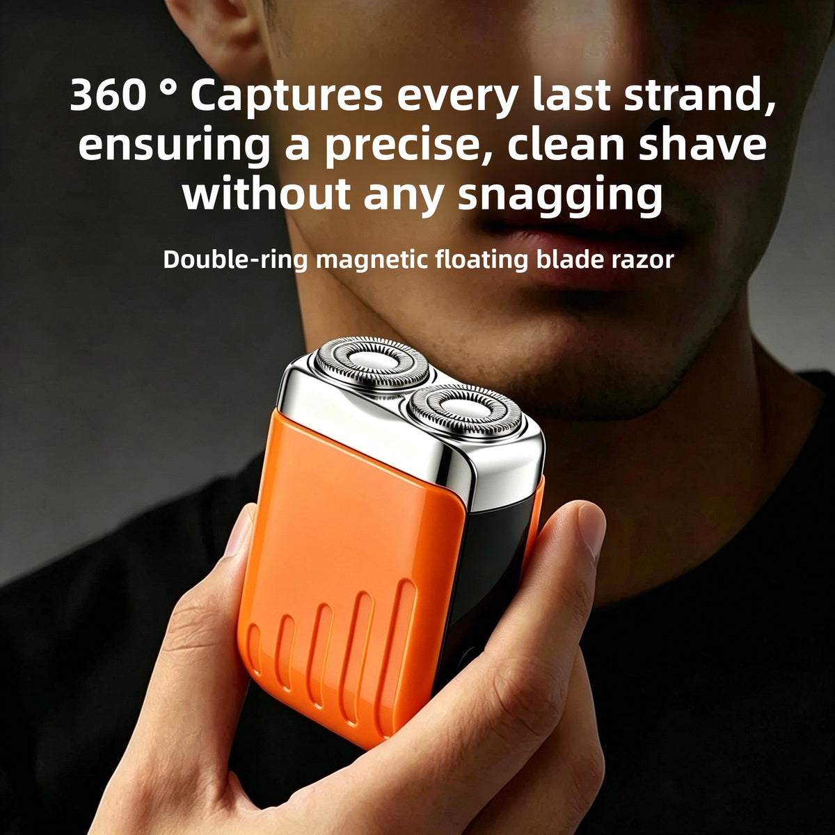 Mini Double Head Electric Shaver Rechargeable Beard Trimmer