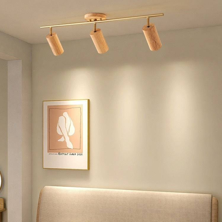 Wood Surface Mounted Track Lighting
