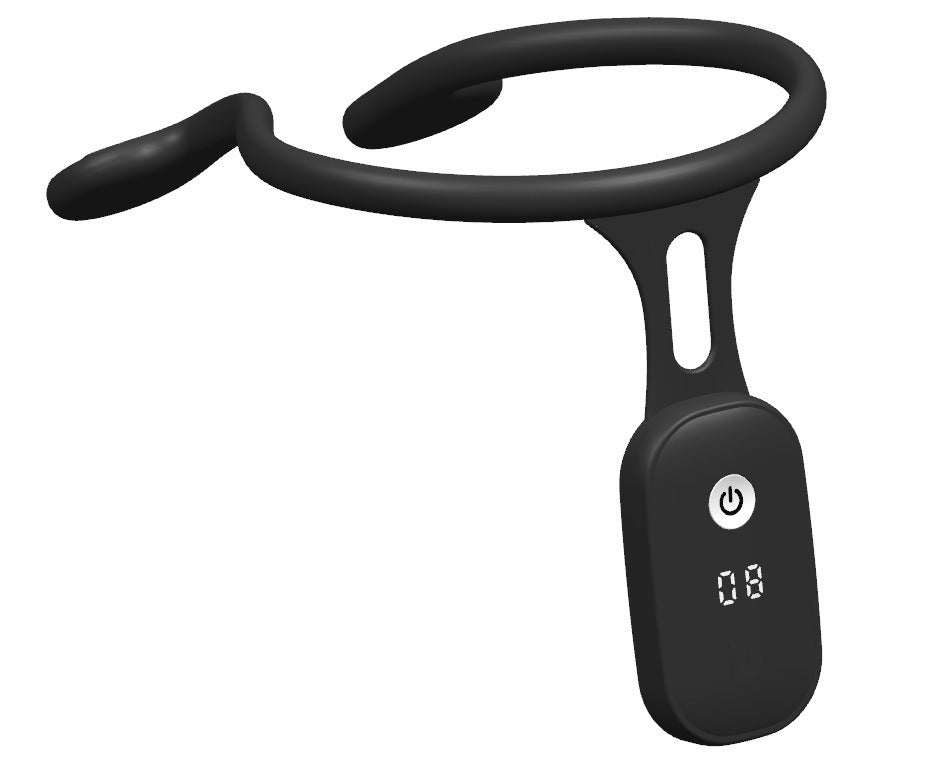 Smart LCD Posture Corrector with Vibration Alert
