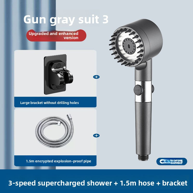 Pressurized Filtered Rain Shower Head Set
