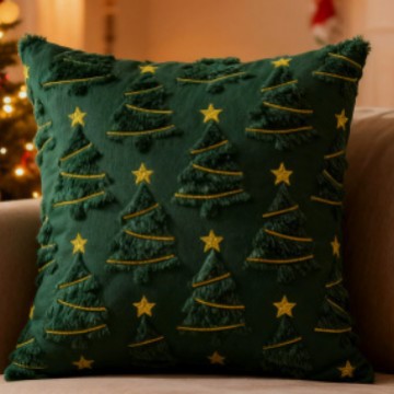 Christmas Themed Decorative Pillow Cover