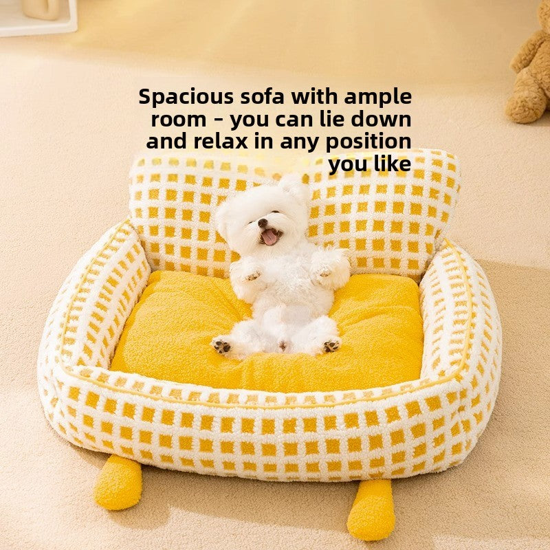 Warm Removable Washable Pet Dog Cat Bed