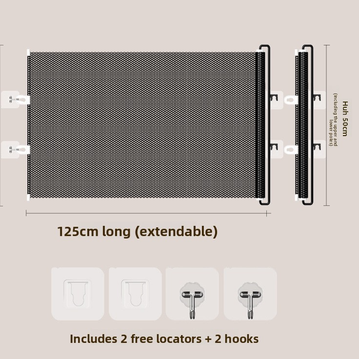 Retractable Pet Barrier Gate