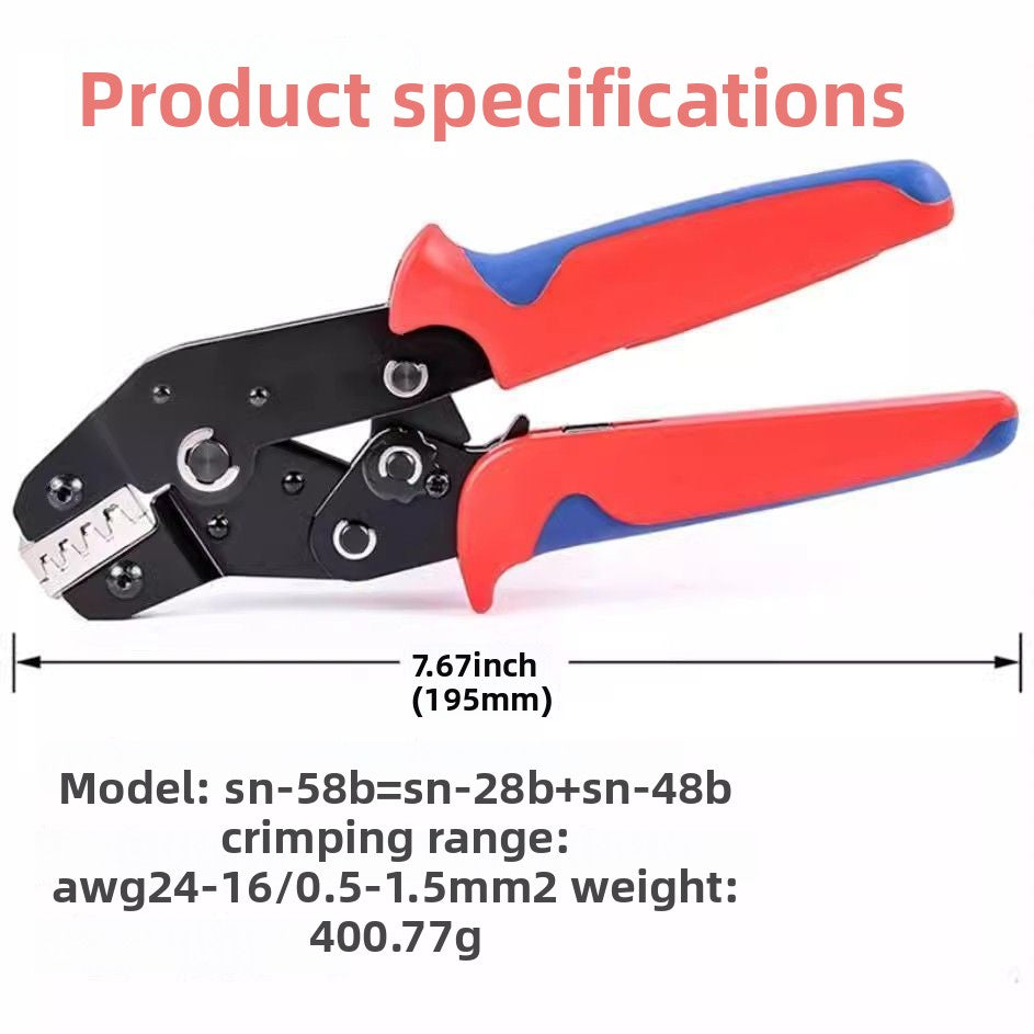 SN-58B Crimping Pliers for Wiring Harness Terminals